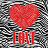 JUNGLE HEART Poster Print by OnRei OnRei # ONSQ006A