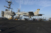 An F/A-18F Super Hornet lands on the flight deck of USS Harry S Truman Poster Print by Stocktrek Images - Item # VARPSTSTK108185M