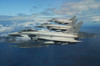 Three Italian Air Force EF2000 aircraft fly in formation over the Mediterranean Poster Print by Riccardo Niccoli/Stocktrek Images - Item # VARPSTRCN100014M