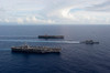 USS George Washington, USS John C Stennis, and USS Mobile Bay Poster Print by Stocktrek Images - Item # VARPSTSTK106474M