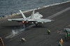 An F/A-18C Hornet launches from the flight deck aboard USS Nimitz Poster Print by Stocktrek Images - Item # VARPSTSTK107684M