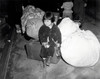 A young evacuee of Japanese ancestry waits for bus with family baggage Poster Print by Stocktrek Images - Item # VARPSTSTK106009M