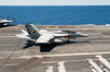 An FA-18F Super Hornet lands aboard USS George HW Bush Poster Print by Stocktrek Images - Item # VARPSTSTK107743M