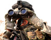 Soldier looks through a set of binoculars Poster Print by Stocktrek Images - Item # VARPSTSTK101282M