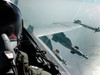 An aerial cockpit camera view onboard a F/A-18C Hornet aircraft Poster Print by Stocktrek Images - Item # VARPSTSTK100103M
