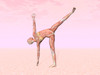 Female musculature performing half moon yoga pose Poster Print by Elena Duvernay/Stocktrek Images - Item # VARPSTEDV700023H