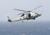 An MH-60R Sea Hawk helicopter prepares to land Poster Print by Stocktrek Images - Item # VARPSTSTK107752M