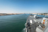 The guided-missile destroyer USS Stockdale transits the Suez Canal Poster Print by Stocktrek Images - Item # VARPSTSTK107581M