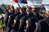 The Marine Corp Base Kaneohe Rifle Team performs the 21-gun salute Poster Print by Stocktrek Images - Item # VARPSTSTK100265M