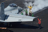 Sailors prepare an F/A-18F Super Hornet for launch Poster Print by Stocktrek Images - Item # VARPSTSTK108062M