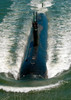 US Navy Sailors man a topside watch onboard the Attack Submarine USS Albany Poster Print by Stocktrek Images - Item # VARPSTSTK101369M