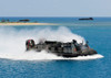 A landing craft air cushion approaches the well deck of USS Denver Poster Print by Stocktrek Images - Item # VARPSTSTK104866M