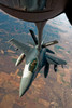 An F-16 Fighting Falcon receiving fuel from a KC-135 Stratotanker Poster Print by Stocktrek Images - Item # VARPSTSTK102837M