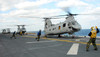 Ground crew prepares CH-46E Sea Knight helicopters for take off Poster Print by Stocktrek Images - Item # VARPSTSTK104186M