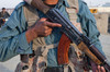 Afghan National police officer with his weapon in Kunduz, Afghanistan Poster Print by VWPics/Stocktrek Images - Item # VARPSTVWP100072M