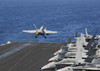 An F/A-18C Hornet launches off the flight deck of USS Dwight D Eisenhower Poster Print by Stocktrek Images - Item # VARPSTSTK107628M