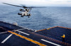 An MH-53E Sea Dragon prepares to land aboard USS Bonhomme Richard Poster Print by Stocktrek Images - Item # VARPSTSTK105118M