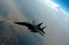 An F-15E Strike Eagle breaks away from a KC-135 Stratotanker after refueling Poster Print by Stocktrek Images - Item # VARPSTSTK101393M