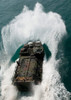 US Marines drive an assault amphibious vehicle in the Pacific Ocean Poster Print by Stocktrek Images - Item # VARPSTSTK106375M