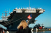 Sailors aboard aircraft carrier USS Enterprise man the rails Poster Print by Stocktrek Images - Item # VARPSTSTK101453M