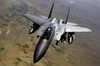 An F-15E Strike Eagle aircraft in flight over Afghanistan Poster Print by Stocktrek Images - Item # VARPSTSTK102856M