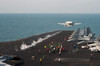 An E-2C Hawkeye launches from the flight deck of USS Harry S Truman Poster Print by Stocktrek Images - Item # VARPSTSTK108190M