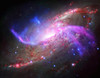 A galactic light show in spiral galaxy NGC 4258 Poster Print by Stocktrek Images - Item # VARPSTSTK204418S