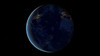 Digital composite of Earth's city lights at night, centered over the Atlantic Ocean Poster Print by Stocktrek Images - Item # VARPSTSTK204103S