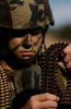 Airman loads up ammunition for the M-249 automatic rifle Poster Print by Stocktrek Images - Item # VARPSTSTK101040M