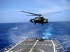 An Army UH-60 Black Hawk helicopter landing aboard the USS Underwood off the coast of Honduras Poster Print by Stocktrek Images - Item # VARPSTSTK103530M