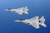 Two F-15 Eagle's fly in formation Poster Print by Stocktrek Images - Item # VARPSTSTK102868M