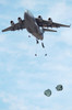 Soldiers jump from a C-17 Globemaster III during a Mobility Air Forces Exercise Poster Print by Stocktrek Images - Item # VARPSTSTK103330M
