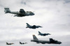 A B-52 Stratofortress leads a formation of aircraft over Guam Poster Print by Stocktrek Images - Item # VARPSTSTK102957M