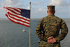 A soldier stands at attention on USS Bonhomme Richard Poster Print by Stocktrek Images - Item # VARPSTSTK105625M