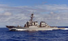 The guided-missile destroyer USS Higgins transits the Pacific Ocean Poster Print by Stocktrek Images - Item # VARPSTSTK106749M