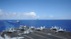 Aircraft arranged on the flight deck of aircraft carrier USS Nimitz Poster Print by Stocktrek Images - Item # VARPSTSTK107546M