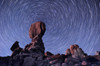 Star trails around the northern pole star, Arches National Park, Utah Poster Print by John Davis/Stocktrek Images - Item # VARPSTJDA100046S