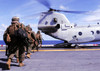 Marines board a CH-46E Sea Knight helicopter aboard USS Essex Poster Print by Stocktrek Images - Item # VARPSTSTK103889M