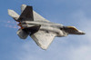 A US Air Force F-22 Raptor makes a fast flyby Poster Print by Rob Edgcumbe/Stocktrek Images - Item # VARPSTRDG100104M