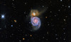 The Whirlpool Galaxy and its companion galaxy NGC 5195 Poster Print by Roberto Colombari/Stocktrek Images - Item # VARPSTRCM200046S