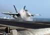 An F/A-18C Hornet launches from the flight deck aboard USS Theodore Roosevelt Poster Print by Stocktrek Images - Item # VARPSTSTK101157M