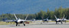 Six F-22 Raptors taxi down the runway Poster Print by Stocktrek Images - Item # VARPSTSTK102569M