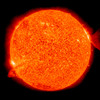 Two solar prominences erupt from the Sun Poster Print by Stocktrek Images - Item # VARPSTSTK203841S