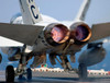 An F/A-18A+ Hornet launches off the flight deck of USS Harry S Truman Poster Print by Stocktrek Images - Item # VARPSTSTK100171M An F/A-18A+ Hornet launches off the flight deck of USS Harry S Truman Poster Print by Stocktrek Images - Item # VARPSTSTK100171M