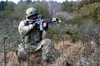 A Georgian soldier provides security in Hohenfels, Germany Poster Print by Stocktrek Images - Item # VARPSTSTK106861M