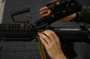 An M-249 Squad Automatic Weapons is loaded with 556mm rounds Poster Print by Stocktrek Images - Item # VARPSTSTK103299M