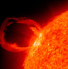 Close-up of a solar eruptive prominence Poster Print by Stocktrek Images - Item # VARPSTSTK203842S