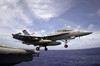 An F/A-18F Super Hornet launches from the flight deck of USS Kitty Hawk Poster Print by Stocktrek Images - Item # VARPSTSTK100248M