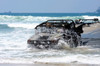 US Army soldiers offload a Humvee from a floating causeway at Red Beach, Camp Pendleton, California Poster Print by Stocktrek Images - Item # VARPSTSTK103230M