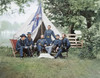 American Civil War Generals and officers sitting around their encampment Poster Print by Stocktrek Images - Item # VARPSTSTK501219A